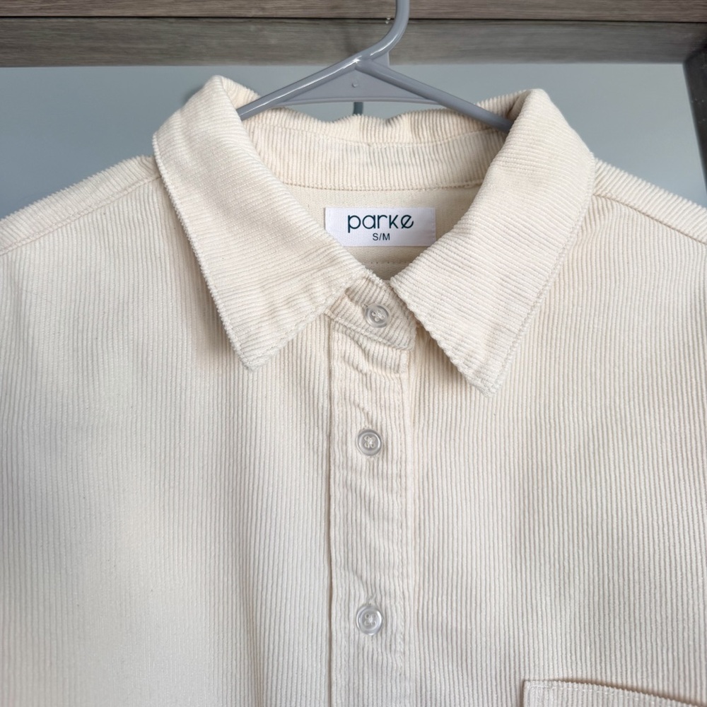 Parke Corduroy Shirt Cream - Picture 4 of 6